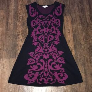 Pink rose Sweater dress